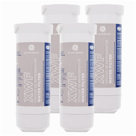 Xwf 4 Pack Ge Xwf Refrigerator Water Filter Replacement 4 Pack