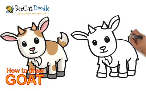 images  cartoon cute drawing baby goat