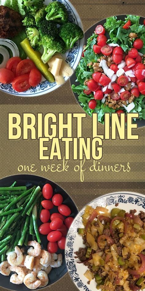week  bright  eating meals dinners bright