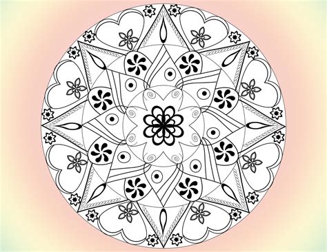 printable flower mandala coloring pages filipff