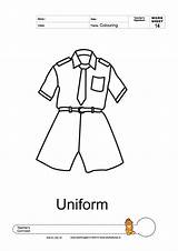 Uniform Coloring School Colouring Boy Template Worksheets Pages Line Sketch Anime Drawings 2000px 86kb 1414 Thin sketch template