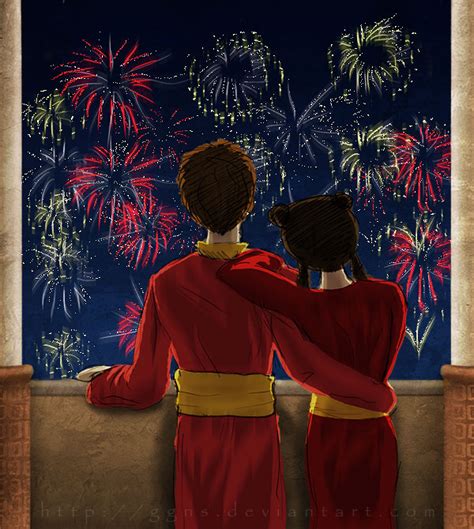 mai and zuko new year by ggns on deviantart