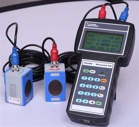 liquid ultrasonic portable handheld flow meter trh water model namenumber tr  id