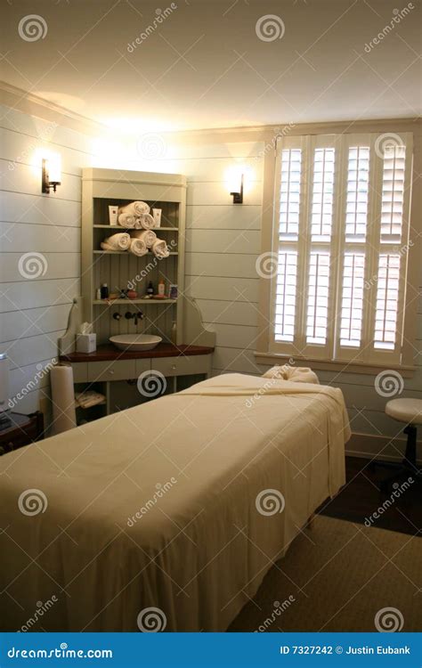spa room stock photo image  therapy massage sheets