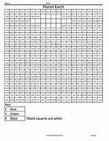 Multiplication Squared Worksheet Coloringsquared Designlooter Lettering sketch template
