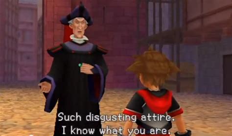 Andieatplay Haha Remember That Time Frollo Basically Called Sora Out