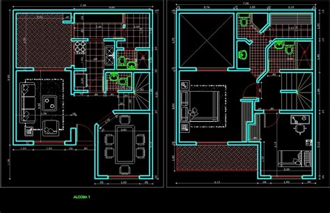 houses dwg plan  autocad designs cad