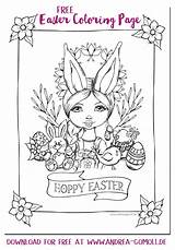 Easter Coloring Pages Hoppy Planner Stickers Printable Gomoll Andrea Choose Board Colouring sketch template