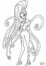 Sirenix Icy Coloring Pages Deviantart Elfkena Winx Trix Club Drawing Colorings Categories sketch template