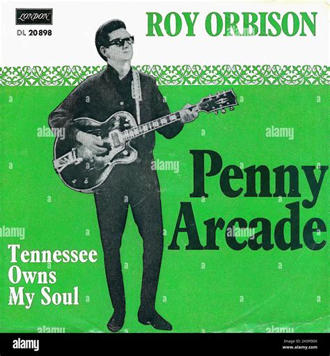 vintage vinyl recording orbison roy penny arcade   stock