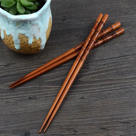 chopsticks  pairs cm creative natural handmade wood chopsticks gift tableware chopsticks