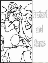 Police Coloring Pages Printable Comments Coloringhome sketch template