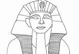 Pharaoh Egyptian Coloring Pages Printable Kids Drawing Egypt Categories Getdrawings sketch template