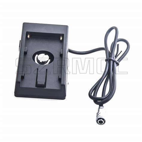 bmpcck blackmagic cinema camera   power supply mount plate  sony np    battery