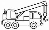 Crane Truck Coloring Cartoon Kids Pages Drawing Sheet Trucks Realistic Cranes Construction Easy Version Bus Coloringpagesfortoddlers Painting Drawings Color Paintingvalley sketch template