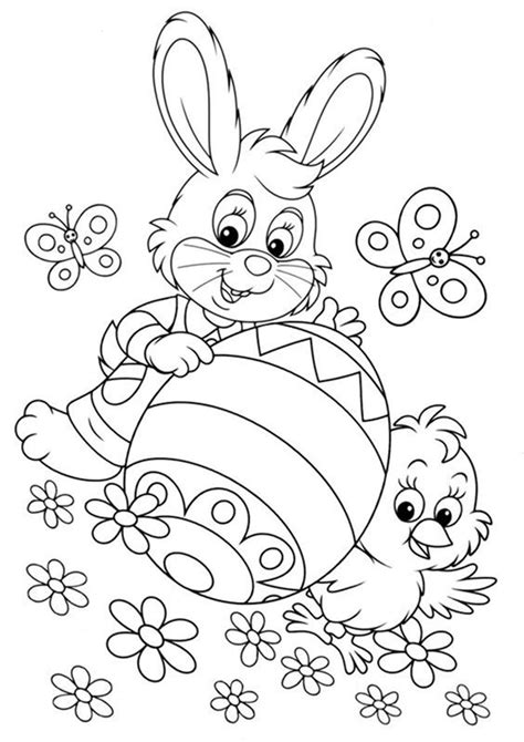 easy  print easter coloring pages tulamama   easter