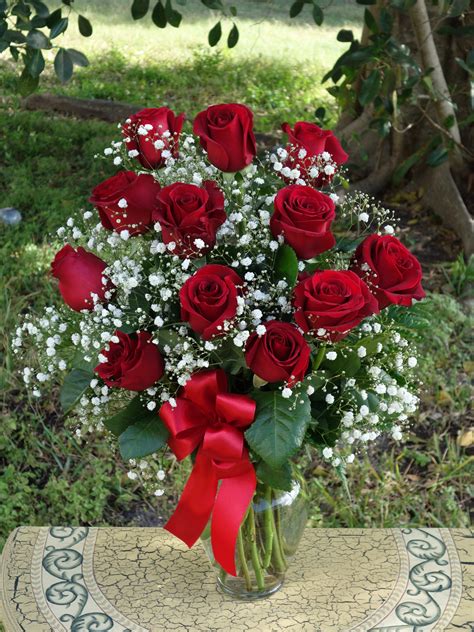 classic dozen roses bouquet  venice fl venetian flowers