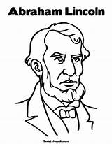 Coloring Lincoln Abraham Pages sketch template