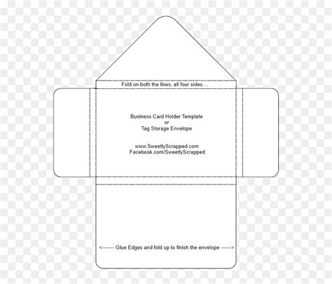 printable business card envelope template hd png  vhv