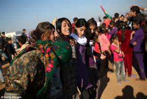 isis are driven from yazidis home town of sinjar as they