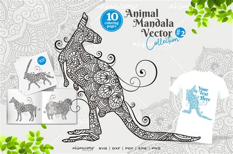 animal mandala vector coloring book   ahsancomp studio