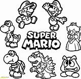 Coloring Pages Mario Christmas Super Printable Getcolorings Print sketch template