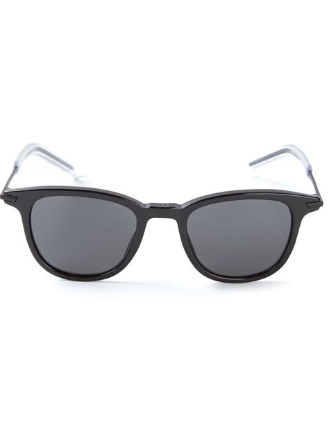 Dior Homme Wayfarer Frame Sunglasses In Black For Men Lyst