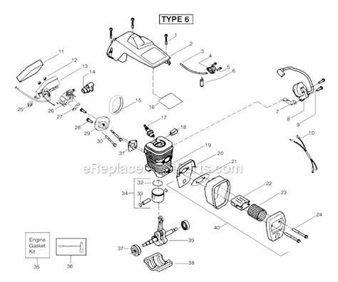 poulan  pro parts list  diagram ereplacementpartscom