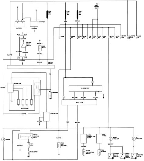 toyota pickup wiring schematic wiring diagram