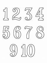 Brojevi Bojanke Decu Numbers Alfabeto Moldes Modelos Bubble sketch template