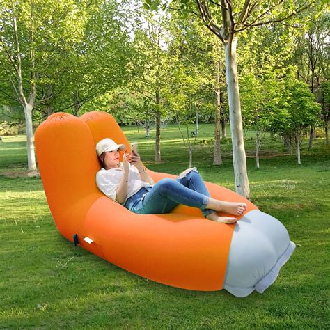 imountek inflatable air lounger sofacouch chair seats comfortable durable portable home
