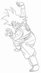 Goku Lineart Maky El Deviantart Group Anime sketch template