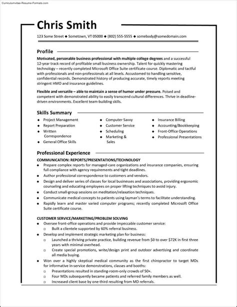 functional resume template  background infortant document
