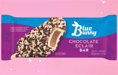 Blue Bunny Chocolate Eclair Ice Cream Bar Yazan Ice Cream
