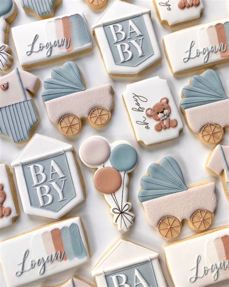 stunning baby shower cookies  inspire