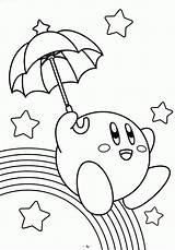 Coloring Kirby Pages Print Popular sketch template