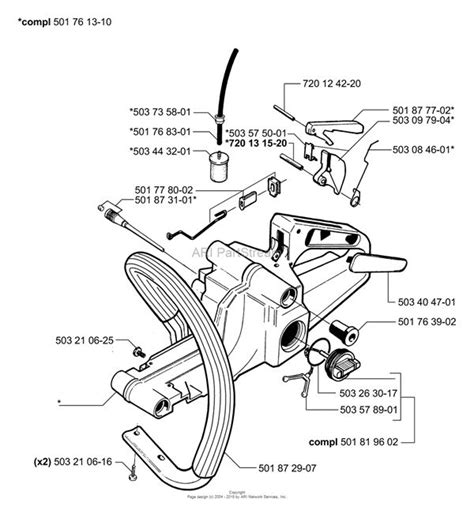 husqvarna  throttle linkage diagram