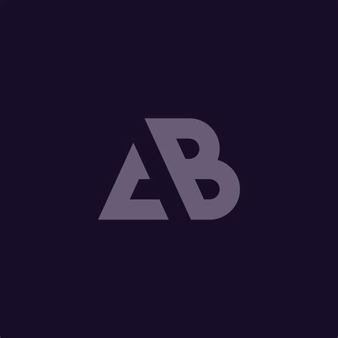 ab logo vector modern letter design concept  vector art