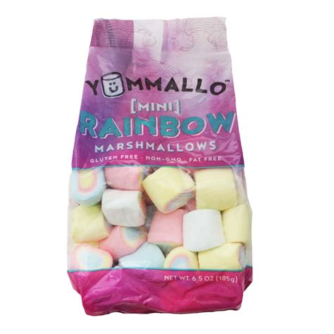 yummallo rainbow mini marshmallows shop baking chocolate candies