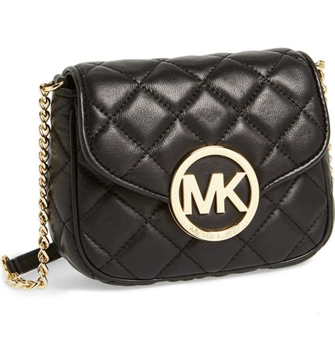 michael michael kors small fulton quilted crossbody bag nordstrom