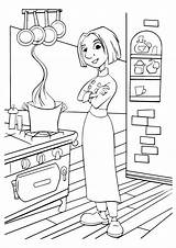 Coloring Cooking Books Pages sketch template