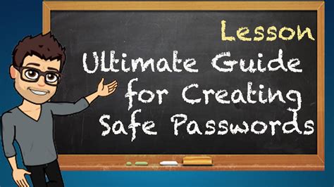 Guide To Creating A Safe Password Youtube