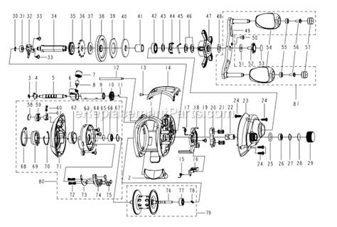 pflueger pflechelonlp parts list  diagram ereplacementpartscom