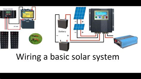 diagram  volt wiring diagram  solar panel system mydiagramonline