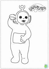 Coloring Teletubbies Dinokids Pages Print Close sketch template