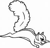 Squirrel Coloring Flying Pages Kids Printable Color Cartoon Print Drawing Squirrels Cliparts Cute Clipart Sugar Clipartpanda Seaweed Glider Supercoloring Northern sketch template
