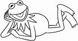 Kermit Frog Coloring Down Pages Lie Meme Sheets sketch template