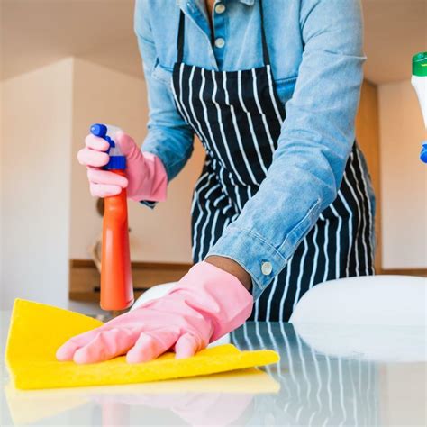 professional cleaner regular domestic deep clean communal area