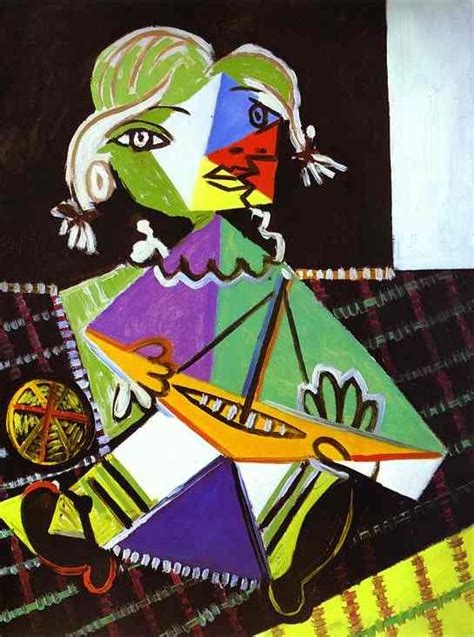 pablo picasso art gallery pablo picasso girl   boat maya picasso