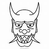 Demon Coloring Pages Template sketch template